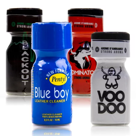 Pack Sauna - 4 Poppers Sensuels & Puissants - (33,59 €) | Poppers Express