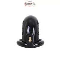 Black Chastity Cage - Malesation (€44.90) | Poppers Express