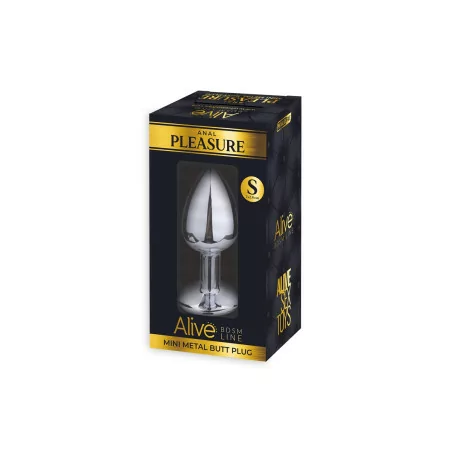 Diamant metalen anaalplug maat S - anaal genot - Alive (€ 9,90) | Poppers Express