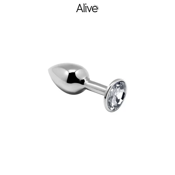 Diamanten metalen anaalplug maat M - anaal genot - Alive (€ 12,90) | Poppers Express