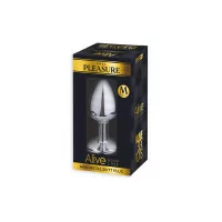 Diamanten metalen anaalplug maat M - anaal genot - Alive (€ 12,90) | Poppers Express