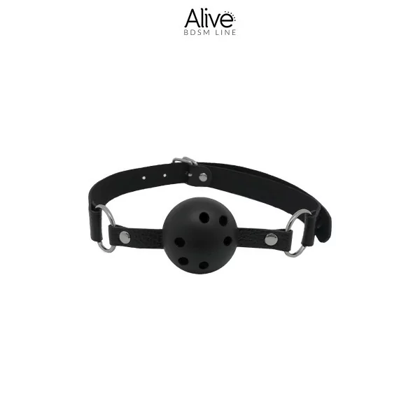 Black Discretie Gag - Levend - Alive (€ 9,90) | Poppers Express