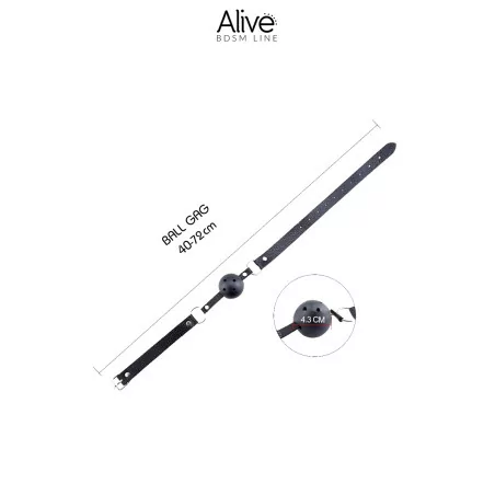 Baillon Discretion Noir - Alive (9,90 €) | Poppers Express