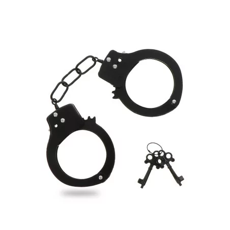 Black Metal Handcuffs - Toy Joy (€13.90) | Poppers Express