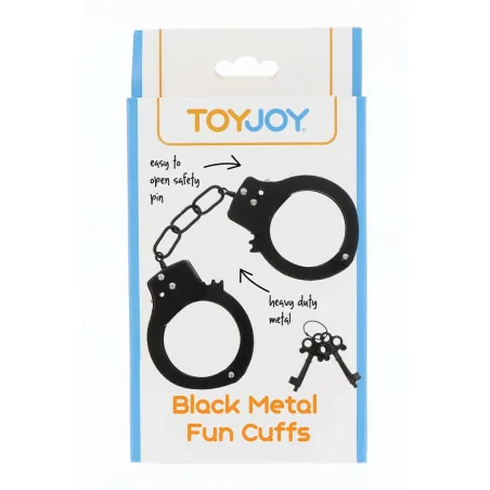 Black Metal Handcuffs - Toy Joy (€13.90) | Poppers Express