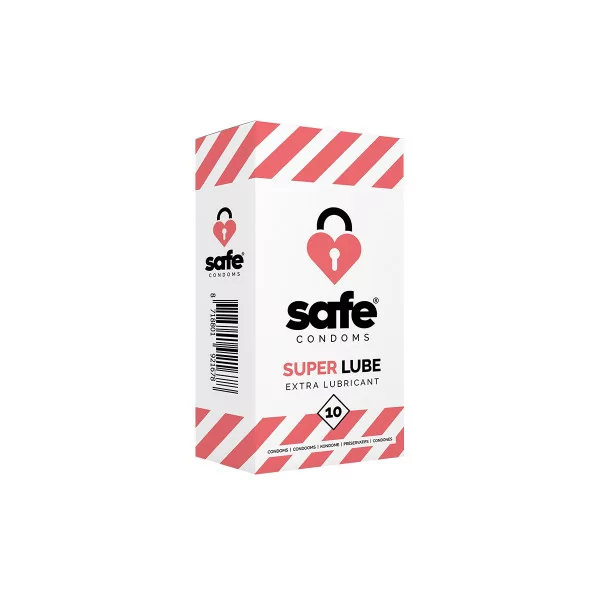 10 preservativi Safe Super Lube