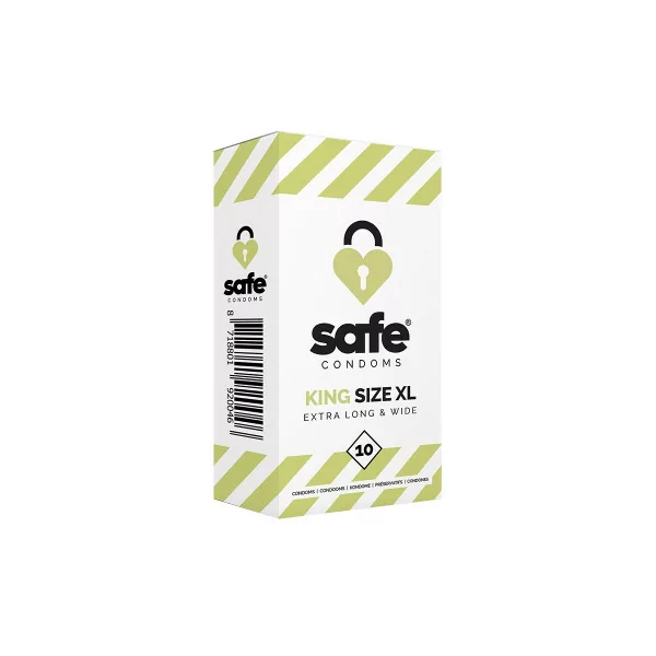 10 preservativi Safe King Size XL - Safe (9,90 €) | Poppers Express