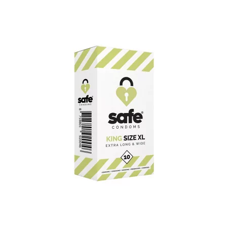 10 préservatifs Safe King Size XL - Safe (9,90 €) | Poppers Express