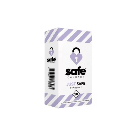 10 préservatifs Just Safe Classiques - Safe (9,90 €) | Poppers Express