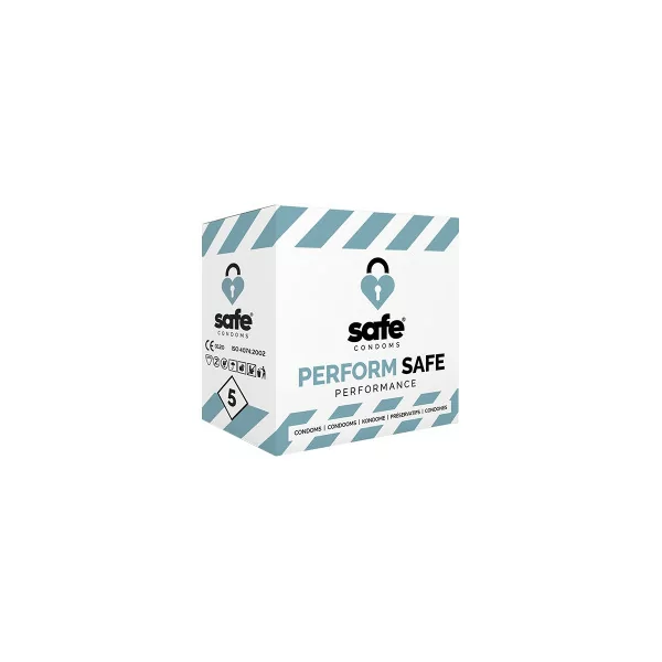 5 Safe Performance Condooms - Uitstellende effecten - Safe (€ 4,95) | Poppers Express