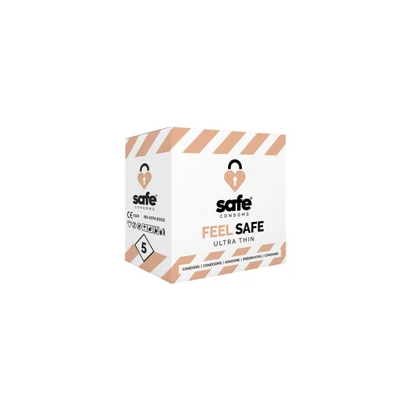 5 Feel Safe Condones - Ultra Thin - Safe (4,95 €) | Poppers Express