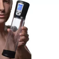 Pompa per pene automatica con display LCD - Ricaricabile - Blue Junker (78,90 €) | Poppers Express