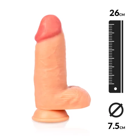 Consolador XXL 26 x 7,5 cm - Coloso - Captain red (49,90 €) | Poppers Express