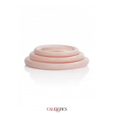 Pack of 3 skin-colored silicone rings - (€6.99) | Poppers Express