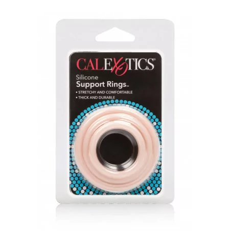 Set van 3 huidkleurige siliconen ringen - (€ 6,99) | Poppers Express