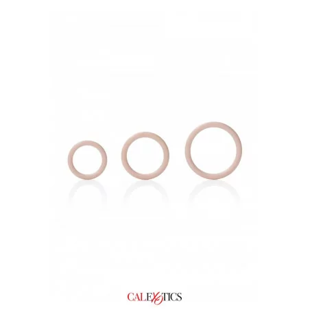 Pack of 3 skin-colored silicone rings - (€6.99) | Poppers Express