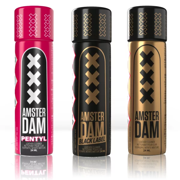 Amsterdam XXX 24ml - 3 Mixed Pack - Amsterdam (€38.70) | Poppers Express