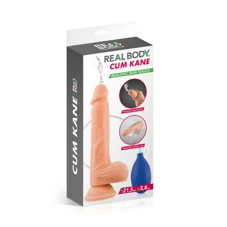 Consolador Eyaculador 21.5cm — Cum Kane - Real Body (36,90 €) | Poppers Express