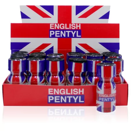 Box 18 poppers English Pentyl 15ml - Prix Discount - Poppers (196,20 €) | Poppers Express