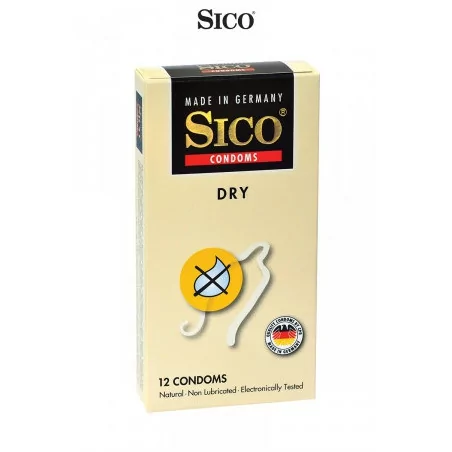 12 préservatifs Sico DRY - Sico (8,62 €) | Poppers Express