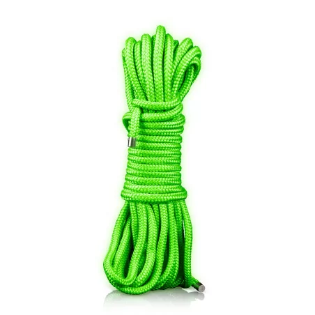 Corde de bondage brillante dans le noir - 10 mètres - Shots Toys (36,90 €) | Poppers Express