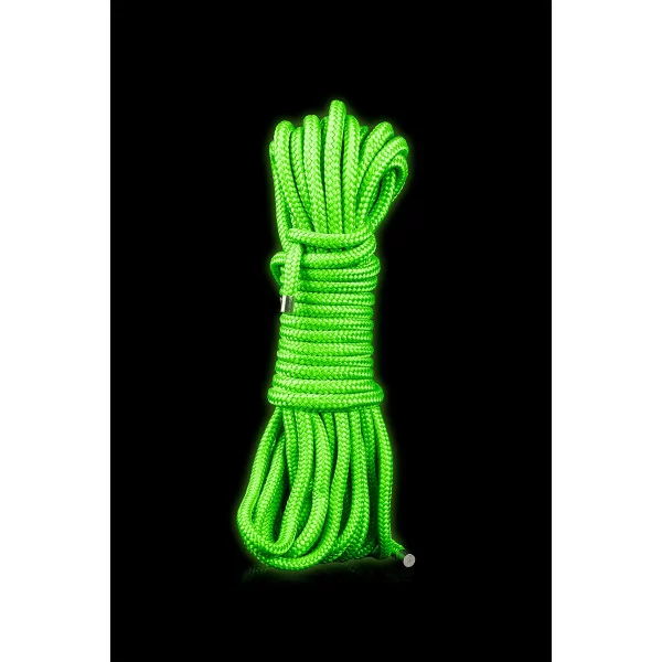 Corde de bondage brillante dans le noir - 10 mètres - Shots Toys (36,90 €) | Poppers Express