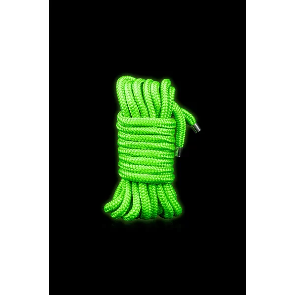 Glow-in-the-dark bondage touw - 5 meter - Ouch! (€ 23,90) | Poppers Express