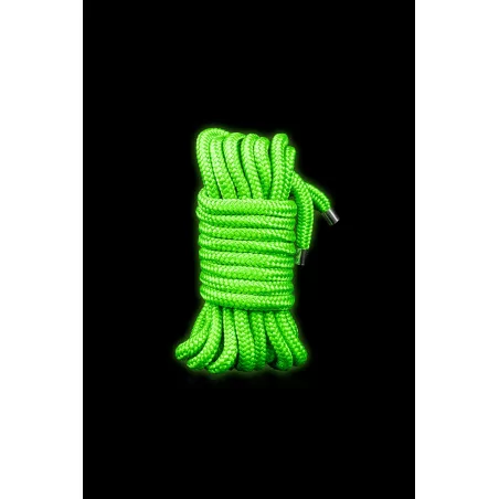 Glow-in-the-dark bondage touw - 5 meter - Ouch! (€ 23,90) | Poppers Express