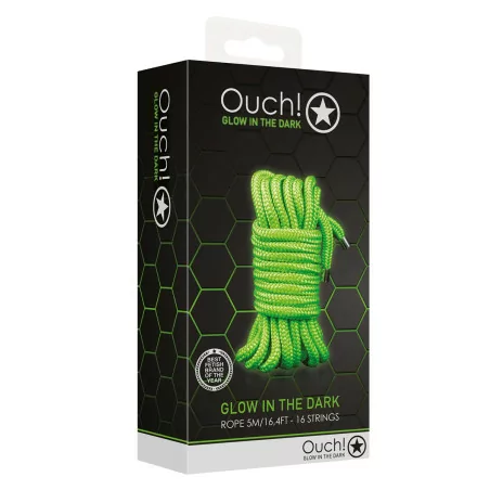 Corde de bondage brillante dans le noir - 5 mètres - Ouch! (23,90 €) | Poppers Express