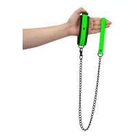 Fetish Glow in the Dark halsband en riem - Ouch! (€ 26,90) | Poppers Express