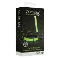 Fetish Glow in the Dark Halsband & Leine - Ouch! (26,90 €) | Poppers Express