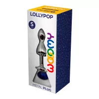 Doppel Kristall Plug Blau S - Lollypop - Wooomy (17,90 €) | Poppers Express