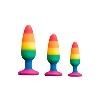 Hiperloo Rainbow Plug – Größe S – 9 x 2,4 cm - Wooomy (26,90 €) | Poppers Express