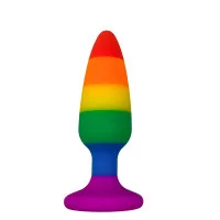 Hiperloo Rainbow Stekker - Maat M — 11 x 2,9 cm - Wooomy (€ 34,90) | Poppers Express