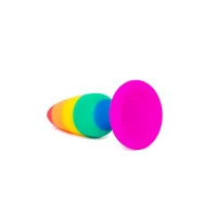 Hiperloo Rainbow Plug – Größe M – 11 x 2,9 cm - Wooomy (34,90 €) | Poppers Express