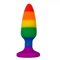 Hiperloo Rainbow Plug – Größe L – 13,1 x 3,9 cm - Wooomy (49,90 €) | Poppers Express