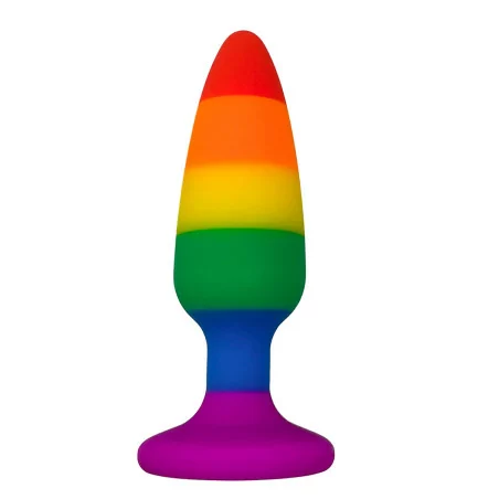 Hiperloo Rainbow Plug - Taglia L — 13,1 x 3,9 cm - Wooomy (49,90 €) | Poppers Express