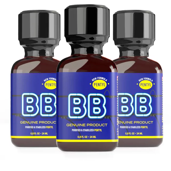 Lot 3 Poppers BB dont 1 gratuit - (38,65 €) | Poppers Express