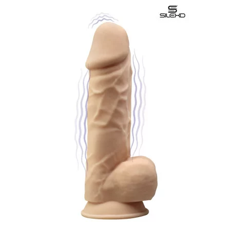 Consolador Vibrador Tacto Piel 21,5 cm - Silexd - SilexD (69,90 €) | Poppers Express