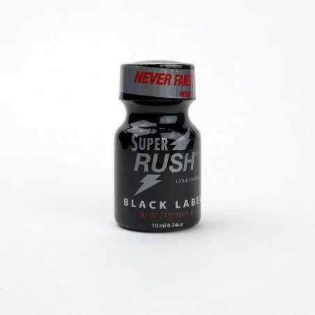 Super Rush Black Label 10ml - Poppers Rush (€ 9,90) | Poppers Express