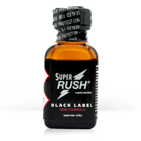 Super Rush Black Label 24ml - Poppers Rush (€ 12,90) | Poppers Express