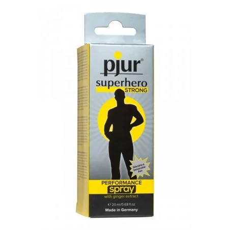 Pjur Superhero Strong Performance Delay & Estimulant Spray - (19,64 €) | Poppers Express