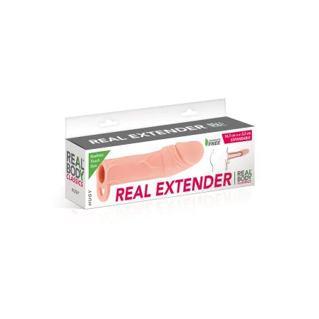 Gaine d'extension de penis réaliste (+6cm ) - Hugy - Real Body (23,90 €) | Poppers Express