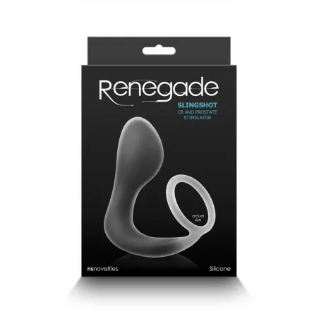 Slingshot : Plug Stimulation Prostatique avec Cockring - NS Novelties (34,90 €) | Poppers Express