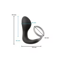 Slingshot: Prostaatstimulatie Plug met Cockring - NS Novelties (€ 34,90) | Poppers Express