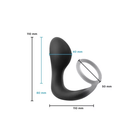 Slingshot : Plug Stimulation Prostatique avec Cockring - NS Novelties (34,90 €) | Poppers Express