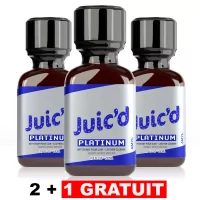 Los 3 Juic'd Platinum, darunter 1 Kostenlos - Amyl (39,70 €) | Poppers Express