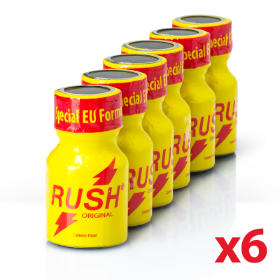 6x Rush Classic 10ml - Value Pack 6 bottles