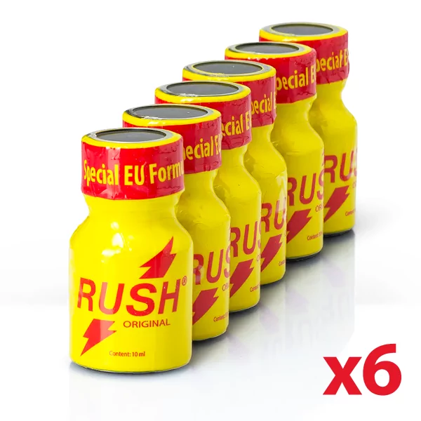 6x Rush Classic 10ml - Confezione risparmio 6 flaconi - (29,90 €) | Poppers Express