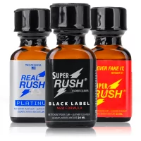 Rush Poppers Sortiment - 3 x 24ml - Poppers Rush (38,70 €) | Poppers Express